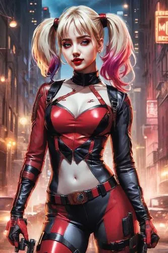 harley quinn,harley,bulletgirl,gwen,domino,ann