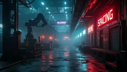 bladerunner,cyberpunk,alley,alleyway,soho,noir,vapor,alleycat,neon coffee,shinjuku,3d render,urban,sidestreet,cyberscene,alleyways,synthetic,neon sign,mongkok,soir,neon,Photography,General,Realistic