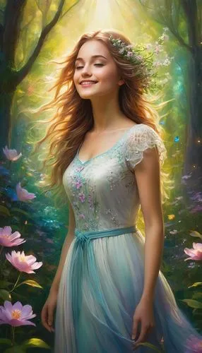fantasy portrait,margairaz,fantasy picture,faerie,fae,celtic woman,faery,rosa 'the fairy,world digital painting,springtime background,margaery,mystical portrait of a girl,galadriel,spring background,fairie,ostara,belle,girl in flowers,fairy tale character,enchanting,Conceptual Art,Daily,Daily 32