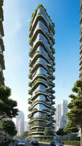 futuristic architecture,escala,guangzhou,zorlu,residential tower,medini