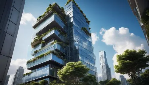 arcology,planta,isozaki,futuristic architecture,sky apartment,skyscraping,supertall,ecotopia,residential tower,high-rise building,terraformed,skyscraper,high rise building,greentech,skycraper,skyscapers,escala,futuristic landscape,ctbuh,citycell,Conceptual Art,Fantasy,Fantasy 12