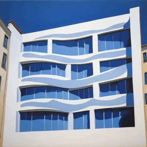 facade panels,facade painting,glass facade,eifs,appartment building,3d rendering,Art,Artistic Painting,Artistic Painting 40