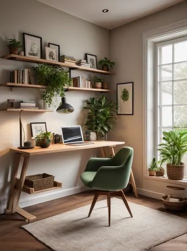 writing desk,modern office,working space,modern decor,danish furniture,green living,danish room,wooden desk,home corner,modern room,creative office,desk,scandinavian style,interior design,office desk,boxwoods,houseplants,workspaces,house plants,home office,Art,Classical Oil Painting,Classical Oil Painting 25