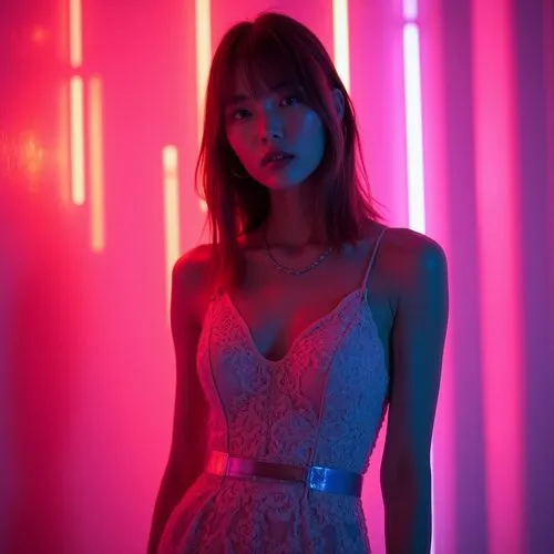 colored lights,chromatics,neon light,neon lights,aura,lights,luminous,lisa,violet,valerian,aitana,neon ghosts,neon,pink background,kirca,fluorescents,colorful light,holo,benoist,deep pink,Photography,General,Realistic