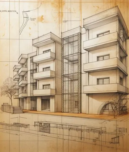 Architecture Sketch,architectural drawing for a building of a perspective,residencial,sketchup,revit,architect plan,arquitectonica,arquitectura,Unique,Design,Infographics