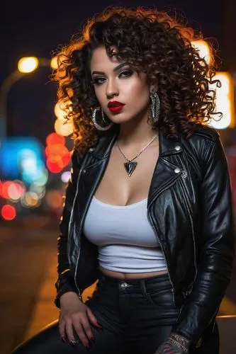 photo session at night,jamilah,mahalia,daya,samira,leather jacket,yildiray,ayisha,amira,emeli,nakia,taina,iyabo,zari,shereen,chicanas,lumidee,akilah,najah,nadira,Conceptual Art,Daily,Daily 01