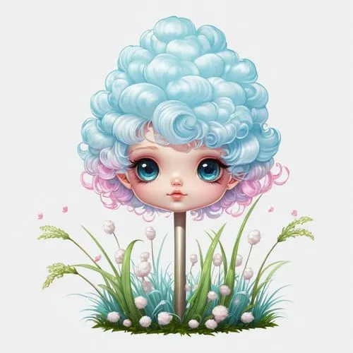 garden fairy,dandelion,garden marshmallow,flower fairy,puffball,dandelion flower,Illustration,Abstract Fantasy,Abstract Fantasy 11