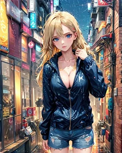 shibuya,shinjuku,akiba,akihabara,ikebukuro,anime japanese clothing,walking in the rain,sakamaki,alley,sidestreets,in the rain,gyaru,nakano,michiru,junko,wakasa,alleyway,yang,meguro,mari,Anime,Anime,General