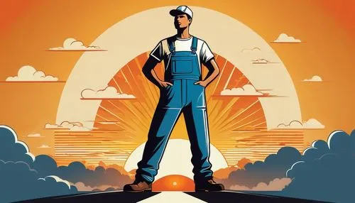 blue-collar worker,blue-collar,jumpsuit,worker,steelworker,sci fiction illustration,welder,farmworker,construction worker,railroad engineer,ironworker,gas welder,coveralls,tradesman,farmer,miner,engineer,denim jumpsuit,repairman,vector illustration,Unique,Design,Logo Design