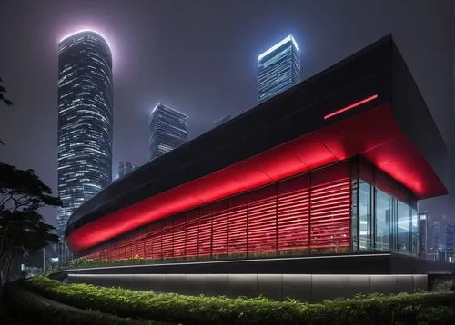 guangzhou,singapura,night view of red rose,singapore landmark,singapore,chengdu,chongqing,zhangzhou,shanghai,chengyi,koolhaas,taikoo,adjaye,wanzhou,venoco,hangzhou,shenzhen,futuristic art museum,xujiahui,nanjing,Illustration,Japanese style,Japanese Style 10