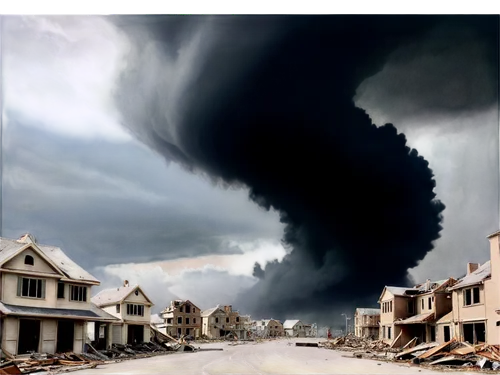 tornadic,tornadoes,tornado,tornados,superstorm,mesocyclone,apocalyptic,post-apocalyptic landscape,tornus,supercell,apocalypso,microburst,hurricane katrina,doomsday,pilger,destroyed city,ouragan,apocalypse,tornado drum,destroyed houses,Illustration,American Style,American Style 08