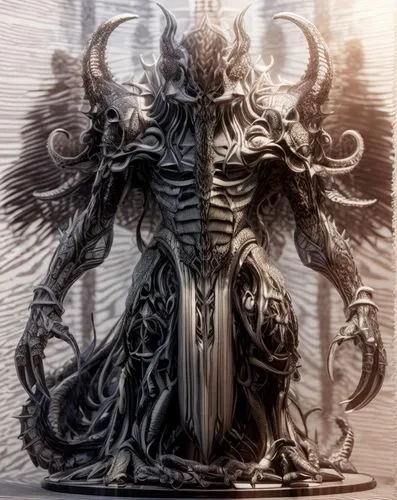 death god,hinnom,skordalia,trioceros,zodiac,sea god,symbiotic,devil,emperor,alien warrior,gorgon,the throne,throne,archangel,dark art,god of the sea,demon,shiva,concept art,medusa gorgon