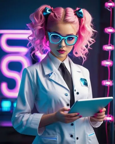 cyber glasses,female doctor,neon human resources,cyberpunks,holtzmann,technologist,electronique,maeve,cyberpunk,electropop,cartoon doctor,neurologist,girl at the computer,neurosky,pink glasses,cyberangels,synth,astrobiologist,secretarial,hygienists,Photography,Fashion Photography,Fashion Photography 10