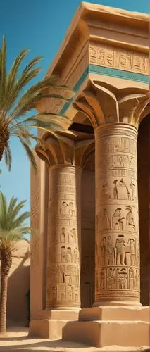 egyptian temple,karnak temple,karnak,dendera,qasr,aswan,pharaonic,pillar capitals,amenemhet,qasr al watan,horemheb,luxor,egypt,terracottas,ramesseum,merneptah,egytian,abu simbel,egyptienne,abydos,Illustration,Vector,Vector 14