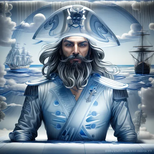 seafarer,naval officer,admiral von tromp,east indiaman,galleon,sea god,sea fantasy,seafaring,admiral,caravel,delta sailor,neptune,mariner,poseidon,aquanaut,nautical,god of the sea,sail blue white,commodore,bluejacket