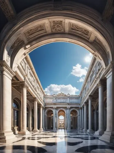 neoclassical,glyptothek,cinquantenaire,zappeion,colonnades,neoclassicism,bernini's colonnade,vatican,vatican museum,marble palace,colonnade,archly,vittoriano,basilica di san pietro in vaticano,vatican city,sylvaticum,palladian,campidoglio,vaticano,vaticana,Conceptual Art,Fantasy,Fantasy 12