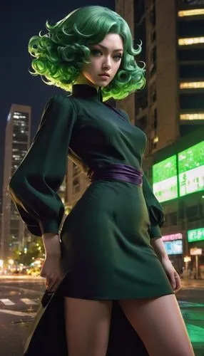 sonika,shiozaki,midori,lum,shego,green dress,shadman,fujiko,soju,green black,jade,junji,giantess,emerald,soejima,green screen,sgh,thongsuk,pao,tohira,Conceptual Art,Fantasy,Fantasy 11