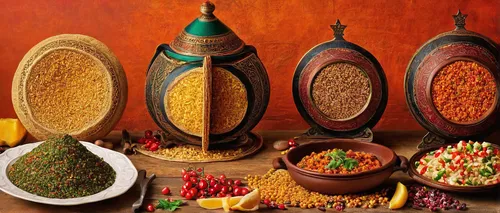 Discover the secret ingredients and cooking techniques that make middle eastern cuisine so unique and delicious.,rajasthani cuisine,colored spices,indian spices,spice souk,persian norooz,sindhi cuisin