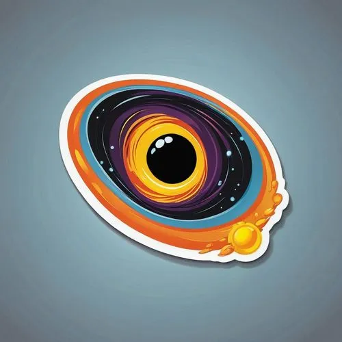 cosmic eye,spiral nebula,blackhole,black hole,eye ball,toroidal,colorful spiral,sphenoidal,abstract eye,orler,vector graphic,saturnrings,tiktok icon,corneal,eyeball,swirly orb,wormhole,spiral background,vortex,eye,Unique,Design,Sticker