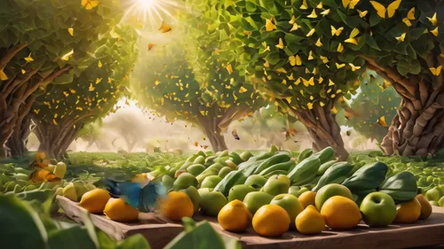 fruit fields,vegetables landscape,lemon tree,fruit tree,lemon wallpaper,banana trees,fruit market,pineapple field,garden of eden,fruit trees,yellow garden,lemon background,starfruit,orchards,fruits plants,green oranges,starfruit plant,fruit of the sun,pineapple farm,vegetable field,Photography,General,Natural