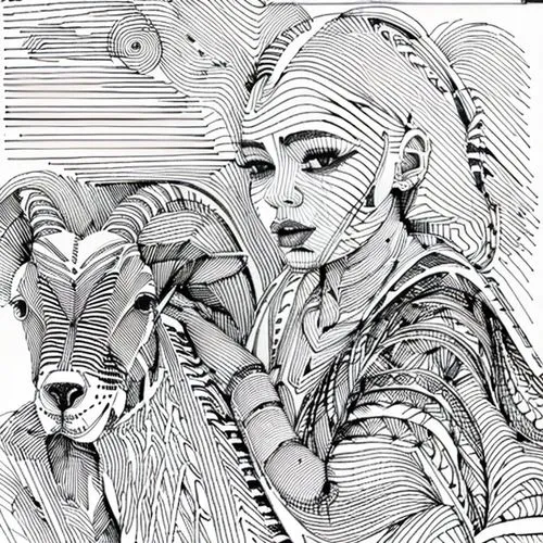 bjork,digital drawing,zebra,digital art,digital artwork,comic halftone woman,digiart,krishna,capricorn,sphynx,tribal,geisha,cyborg,aquarius,janmastami,digital creation,the zodiac sign taurus,zodiac si