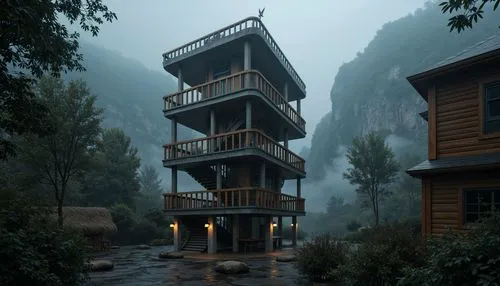 house in mountains,house in the mountains,treehouse,treehouses,the cabin in the mountains,apartment house,apartment complex,hanging houses,apartment building,stilt houses,tree house,house with lake,apartment block,forest house,house in the forest,tree house hotel,stilt house,an apartment,inverted cottage,mountain settlement