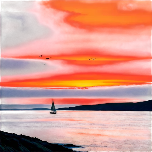 anstruther,murten,red sky,bodensee,new york harbor,pittenweem,nantasket,rhinecliff,lake champlain,culross,solent,red lighthouse,alki,rovinj,pink dawn,champlain,coloristic,nyon,digital,oversaturated,Illustration,Japanese style,Japanese Style 21