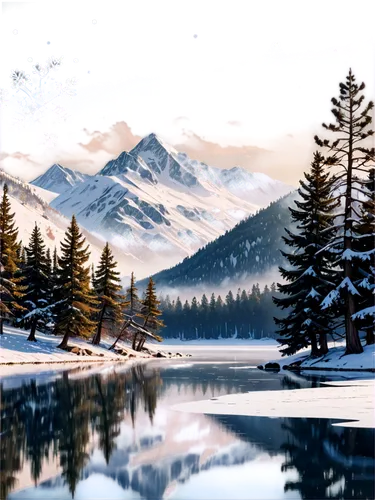 winter background,winter landscape,snow landscape,snowy landscape,winter lake,christmas landscape,snowy mountains,landscape background,snowy peaks,salt meadow landscape,frozen lake,christmas snowy background,watercolor background,world digital painting,watercolor pine tree,ice landscape,snow mountains,alpine lake,digital painting,snow scene,Unique,Design,Sticker