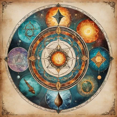 zodiac,astrologers,astrologer,wind rose,stargates,nakshatras,dharma wheel,silmarils,star chart,five elements,planisphere,qabalah,alchemic,solchart,astrologist,astrolabe,mandala framework,alethiometer,astrology,circular star shield,Illustration,Paper based,Paper Based 16