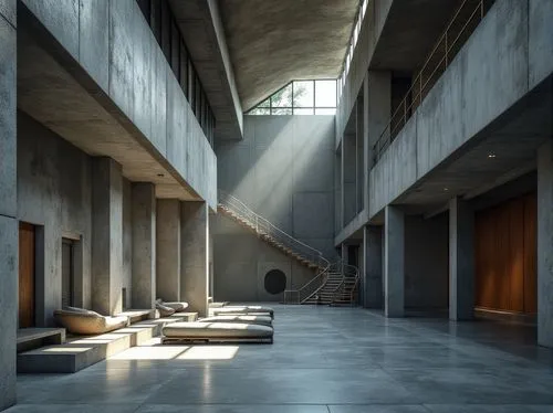 exposed concrete,zumthor,concrete ceiling,chipperfield,corbusier,concrete,minotti,adjaye,brutalist,breuer,atriums,brutalism,inside courtyard,kunsthal,pinakothek,empty interior,quadriennale,athens art school,archidaily,siza,Photography,General,Realistic