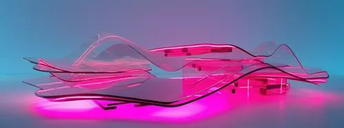 glass sheets , neon lights , modern boxes,a futuristic pink table with neon lights around it,neon ghosts,neon sign,pink vector,neon light,vapor,light drawing,wavevector,neon tea,3d render,neon arrows,