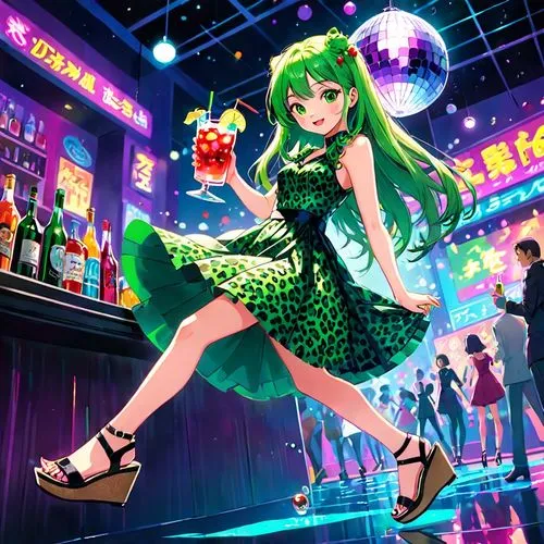 sanae,ranka,midori,michiru,chieri,sonika,Anime,Anime,Traditional