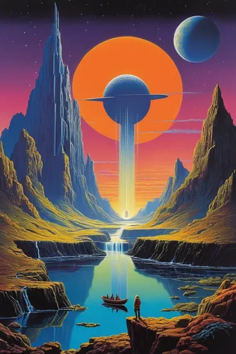 futuristic landscape,alien planet,planet mars,gas planet,fire planet,planet,alien world,planet eart,portal,1982,turbografx-16,planet alien sky,1986,planetary system,ufo,earth rise,aurora-falter,soundcloud icon,meteor,dune,Conceptual Art,Sci-Fi,Sci-Fi 18