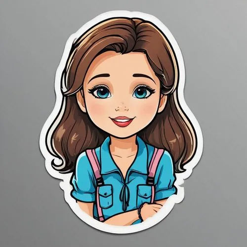 vector illustration,tiktok icon,cute cartoon character,vector art,poki,kids illustration,Unique,Design,Sticker