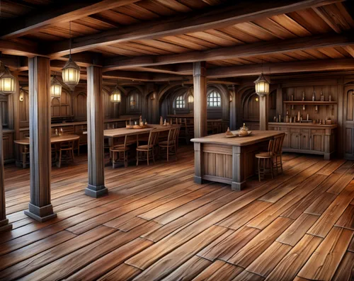 tavern,wooden beams,wooden floor,wine tavern,wood floor,wooden construction,drinking establishment,clover hill tavern,woodwork,wooden church,wooden planks,assay office in bannack,taproom,wood flooring,wine barrels,liquor bar,beer tables,pub,hardwood floors,wooden sauna