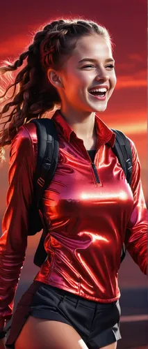 sports girl,female runner,sprint woman,digital compositing,photoshop manipulation,image manipulation,red,aerobic exercise,fitness coach,sports gear,hard woman,athletic body,red background,fitness and figure competition,bodybuilding supplement,woman holding gun,women's football,woman eating apple,athletic,endurance sports