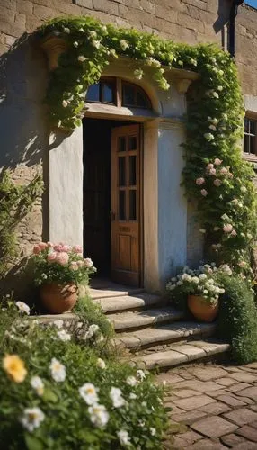 cottage garden,garden door,cotswolds,country cottage,bibury,house entrance,hidcote,dandelion hall,trerice in cornwall,the threshold of the house,blooming wreath,cotswold,entryway,summer cottage,titchmarsh,doorstep,entryways,floral corner,flower wreath,cotherstone,Photography,Documentary Photography,Documentary Photography 06