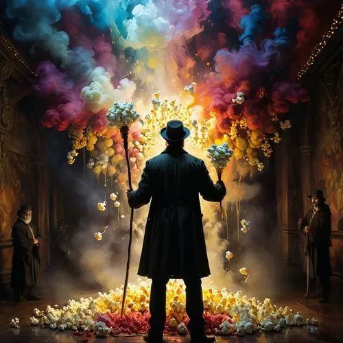 the magician,sherlock holmes,ipad wallpaper,baskerville,magician,conjuror,Conceptual Art,Oil color,Oil Color 11