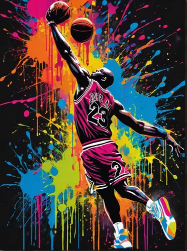 michael jordan,vector graphic,basketball player,basketball,vector ball,nba,air jordan,vector image,colorful foil background,wall & ball sports,cool pop art,jordan,effect pop art,woman's basketball,pop art background,streetball,cmyk,mamba,adobe illustrator,chalk drawing,Conceptual Art,Graffiti Art,Graffiti Art 08