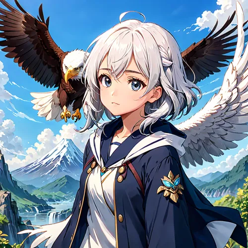 meteora,dove of peace,iztlacihuatl,white eagle,angel,imperial eagle,eagle,vanessa (butterfly),angel girl,eagle illustration,bird png,vane,winged heart,bird robin,garuda,inca dove,erika,portrait background,flying hawk,griffin,Anime,Anime,Traditional