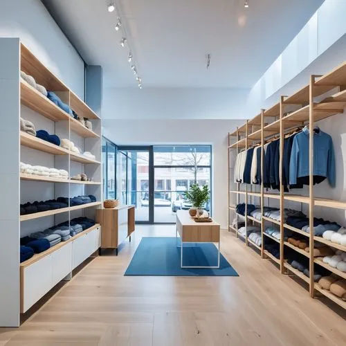 walk-in closet,showroom,ovitt store,wood flooring,shoe store,garment racks,flooring,shelving,boutique,shop fittings,store,blauhaus,storefront,shelves,gallery,hardwood floors,women's closet,dress shop,laundry shop,the shop,Photography,General,Realistic