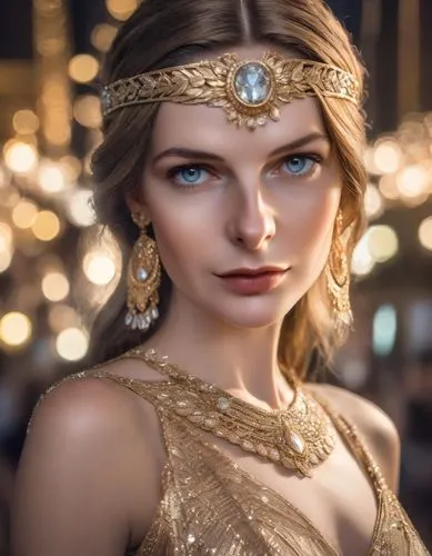 greek goddess, elegance, headpiece,bridal jewelry,gold jewelry,ancient egyptian girl,gold crown,bridal accessory,golden crown,cleopatra,gold mask,indian bride,diadem,arabian,golden mask,golden eyes,he