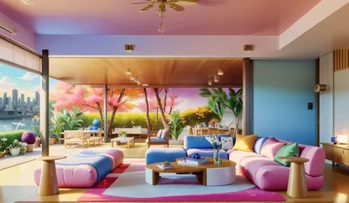 livingroom,modern living room,living room,apartment lounge,great room,contemporary decor,sitting room,modern decor,penthouses,modern room,breakfast room,luxury home interior,interior modern design,sky apartment,family room,interior decoration,tropical house,interior design,sunroom,interior decor,Anime,Anime,Realistic