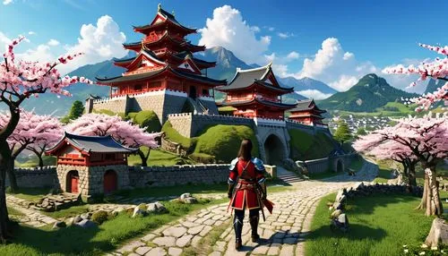 japanese sakura background,sakura background,tianxia,wulin,sake gardens,mabinogi,huanghua,japanese background,spring background,dojo,spring festival,korean folk village,arenanet,landscape background,sakura trees,wudang,shikigami,springtime background,hall of supreme harmony,white temple,Photography,General,Realistic