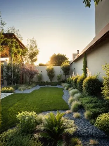 modern backyard landscaping is the first step towards this modern, upscale looking yard,landscape designers sydney,landscaped,landscape design sydney,xeriscaping,landscaping,landscapist,Photography,Ge