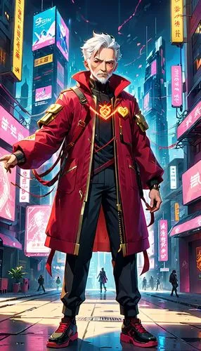 cyberpunk,sensei,cg artwork,guilinggao,kingpin,game illustration,sci fiction illustration,elderly man,xing yi quan,magus,2d,yukio,kai ken,male character,kowloon,vladimir,albert einstein,jin deui,hong,professor,Anime,Anime,General