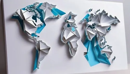 paper art,world's map,world map,continent,continents,map of the world,relief map,robinson projection,folded paper,crumpled paper,map silhouette,japanese wave paper,origami paper,steel sculpture,the continent,paper frame,origami paper plane,diamond borders,low-poly,cartography,Unique,Paper Cuts,Paper Cuts 02