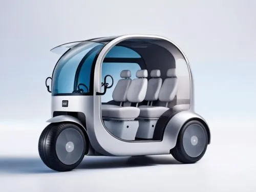 an electric car that is in white and black,volkswagen beetlle,aircell,smartruck,electric golf cart,piaggio ape,sustainable car,Photography,General,Realistic