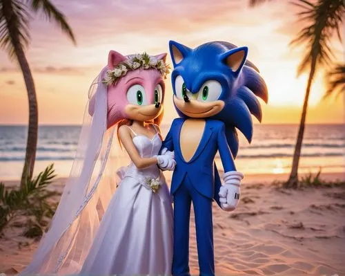 wedding photo,wedding icons,wedding couple,bride and groom,just married,sonic the hedgehog,newlyweds,loving couple sunrise,beautiful couple,pre-wedding photo shoot,married,wedding ceremony,husband and wife,silver wedding,happy couple,wife and husband,couple goal,honeymoon,romantic meeting,sega,Conceptual Art,Fantasy,Fantasy 30