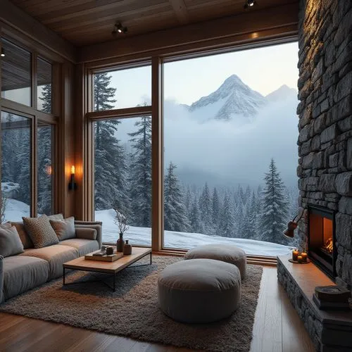 the cabin in the mountains,chalet,alpine style,house in the mountains,winter house,house in mountains,coziness,snowed in,fire place,warm and cozy,snow house,winter window,beautiful home,mountain hut,snow landscape,snowy landscape,coziest,snow shelter,snowhotel,cozier,Photography,General,Realistic